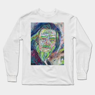 ALAN WATTS oil portrait Long Sleeve T-Shirt